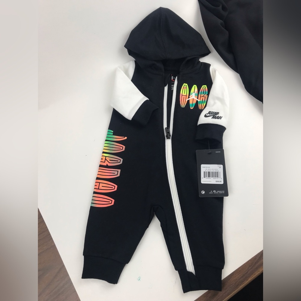 Michael Jordan infant hooded coverall